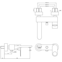 Cмеситель для ванны Jaquar Ornamix Prime ORP-CHR-10119PM