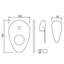 Cмеситель для ванны Jaquar Vignette Prime VGP-CHR-81065K