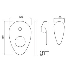 Cмеситель для ванны Jaquar Vignette Prime VGP-CHR-81065K