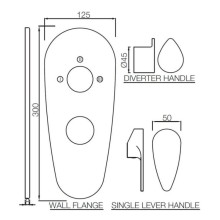 Cмеситель для ванны Jaquar Vignette Prime VGP-CHR-81783K