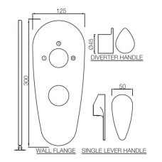 Cмеситель для ванны Jaquar Vignette Prime VGP-CHR-81783K