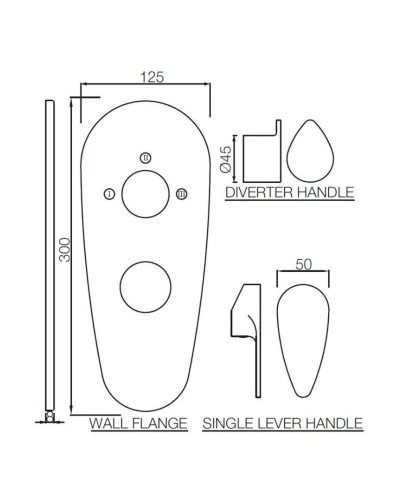 Cмеситель для ванны Jaquar Vignette Prime VGP-CHR-81783K