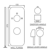 Смеситель для ванны Jaquar Florentine FLR-CHR-5783K