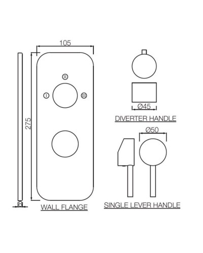 Смеситель для ванны Jaquar Florentine FLR-CHR-5783K