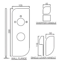 Смеситель для ванны Jaquar Alive ALI-CHR-85783K