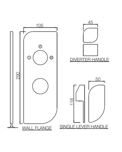 Смеситель для ванны Jaquar Alive ALI-CHR-85783K