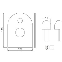 Смеситель для ванны Jaquar D'Arc DRC-CHR-37055K