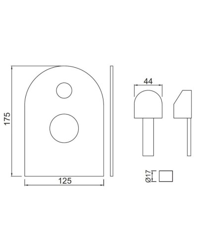 Смеситель для ванны Jaquar D'Arc DRC-CHR-37055K