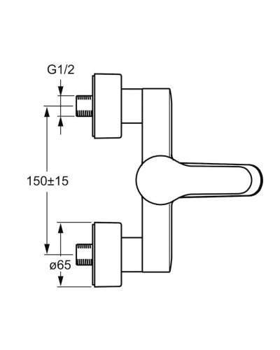 Смеситель для ванны Hansa Vantis 52442173