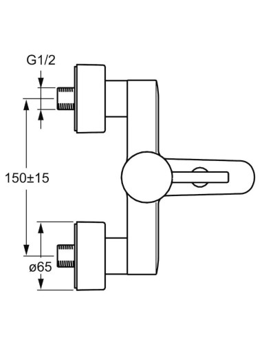 Смеситель для ванны Hansa Vantis Style 52442177