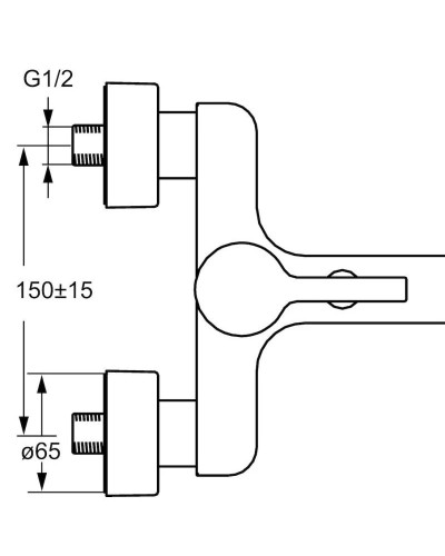 Смеситель для ванны Hansa Form 49742103
