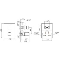 Термостат для ванны Migliore Kvant ML.KVT-2779.CR