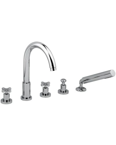 Смеситель на борт ванны Migliore Naxos ML.NAX-7680.CR