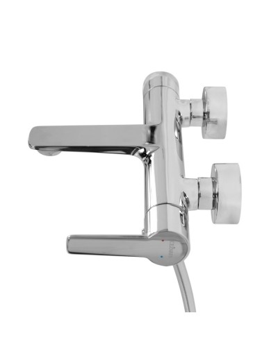 Смеситель для ванны и душа в комплекте с ручным душем, шлангом и держателем CEZARES LUX-VD-01