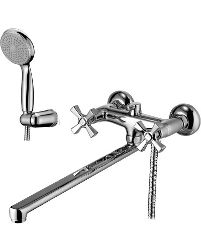 Смеситель для ванны Lemark Benefit LM2512C универсальный Хром