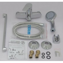 Смеситель для ванной Rossinka S35-33 универсальный Хром