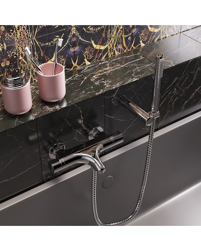 Смеситель для ванны Paini Arena 92CR105THKM с термостатом Хром