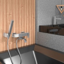 Смеситель для ванны Paini Dax-R 84CR105R2SKM Хром