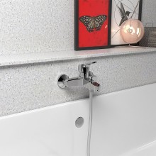 Смеситель для ванны Paini Creta 42CR111CAKM Хром