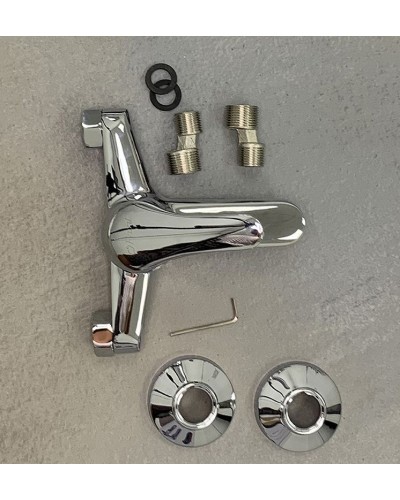 Смеситель для ванны Paini Creta 42CR111CAKM Хром