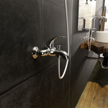 Смеситель для ванны Paini Fiori F2CR111LMKM Хром