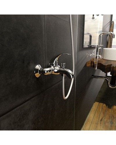 Смеситель для ванны Paini Fiori F2CR111LMKM Хром