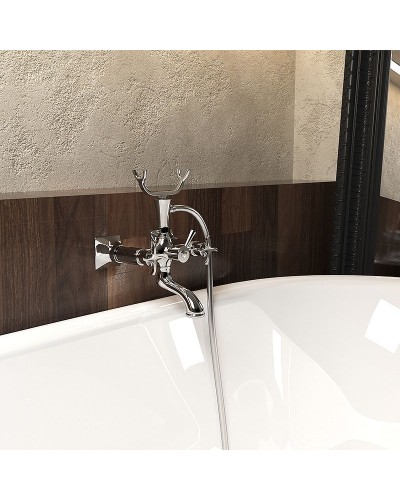 Смеситель для ванны Paini Elix 85CR111LMKM Хром