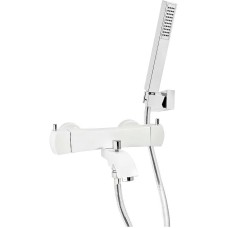 Смеситель для ванны Paini Lady 89BY105TH Белый матовый Хром