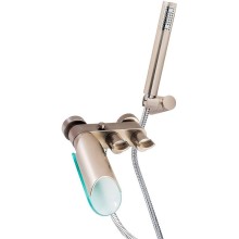 Смеситель для ванны Paini Morgana 73PW105VR Никель Стекло