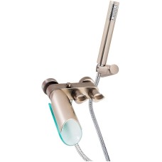 Смеситель для ванны Paini Morgana 73PW105VR Никель Стекло