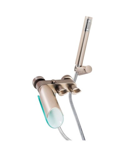 Смеситель для ванны Paini Morgana 73PW105VR Никель Стекло