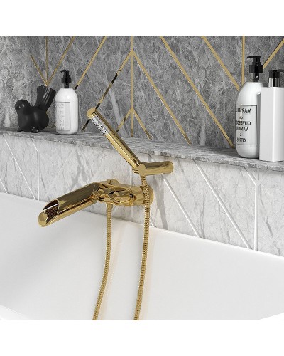 Смеситель для ванны Paini Morgana 73OP105 Золото