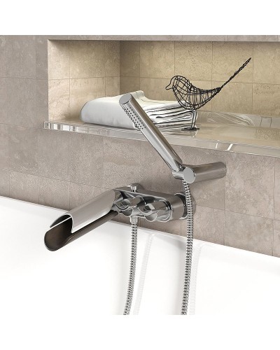 Смеситель для ванны Paini Morgana 73CR105LZKM Хром Коричневый