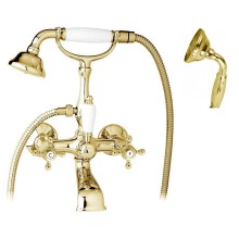 Смеситель для ванны с ручным душем, шлангом 150 см CEZARES GOLF-VD-03/24-M