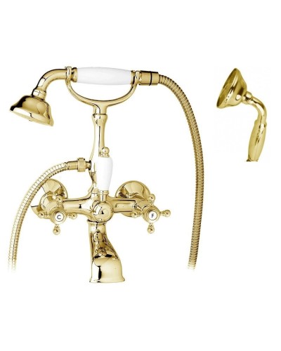 Смеситель для ванны с ручным душем, шлангом 150 см CEZARES GOLF-VD-03/24-M