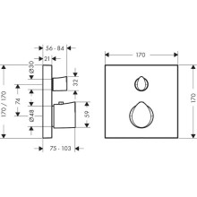 Термостат для ванны Axor Starck Organic 12716000