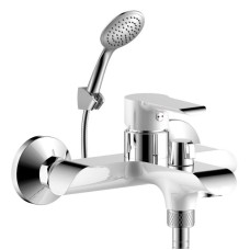 Смеситель для ванны Rossinka W35-31 Белый хром