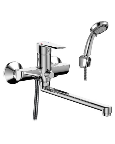 Смеситель для ванны Rossinka RS28-33 универсальный Хром