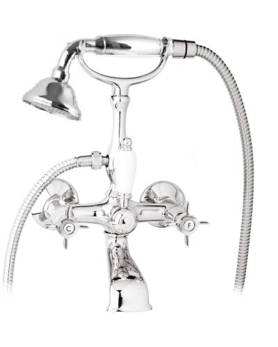 Смеситель для ванны с ручным душем, шлангом 150 см CEZARES LORD-VD-01-M