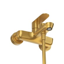 Смеситель для ванны и душа в комплекте с ручным душем, шлангом и держателем CEZARES STYLUS-VD-BORO