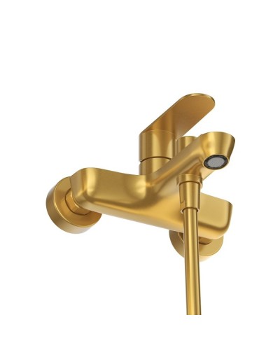 Смеситель для ванны и душа в комплекте с ручным душем, шлангом и держателем CEZARES STYLUS-VD-BORO