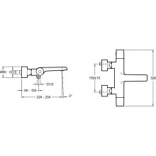Термостат для ванны Jacob Delafon Avid E97386-BN