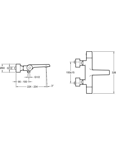 Термостат для ванны Jacob Delafon Avid E97386-BN
