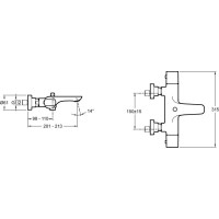 Термостат для ванны Jacob Delafon Aleo E72286-CP