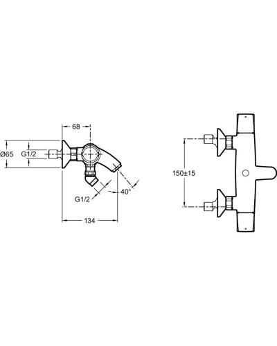 Смеситель для ванны Jacob Delafon Elevation E18874-CP