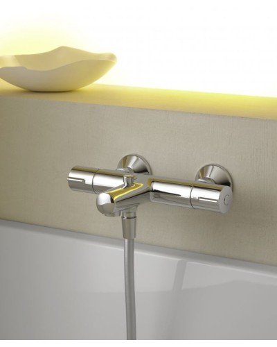 Смеситель для ванны Jacob Delafon July E45714-CP с термостатом Хром