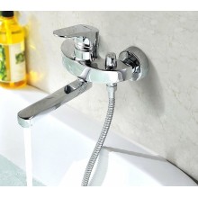 Смеситель для ванны Lemark Shift LM4314C универсальный Хром