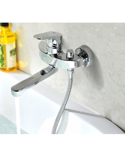 Смеситель для ванны Lemark Shift LM4314C универсальный Хром