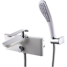 Смеситель для ванны Lemark Melange LM4914CW Хром Белый