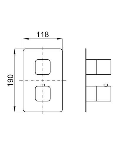 Термостат для ванны Noken Lounge N199999262